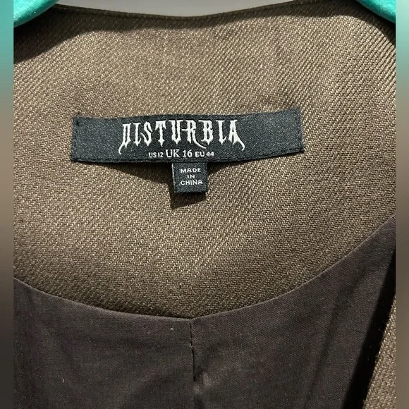 Gaia Linen Blend Snake Embroidered Longline Waistcoat - size US12/UK 16 - Picture 4 of 8